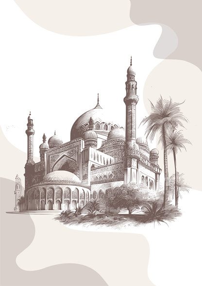 Moshee-Poster (Digital)