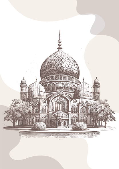 Moshee-Poster (Digital)